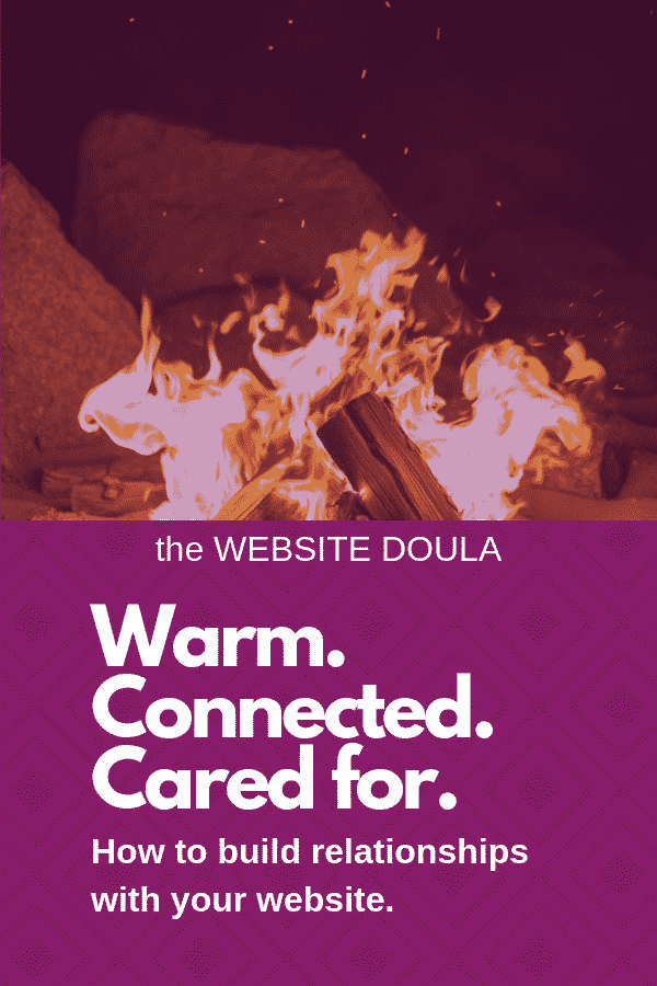 website connection warmth