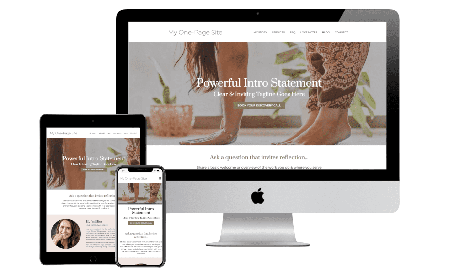WordPress Website Template for Holistic Business