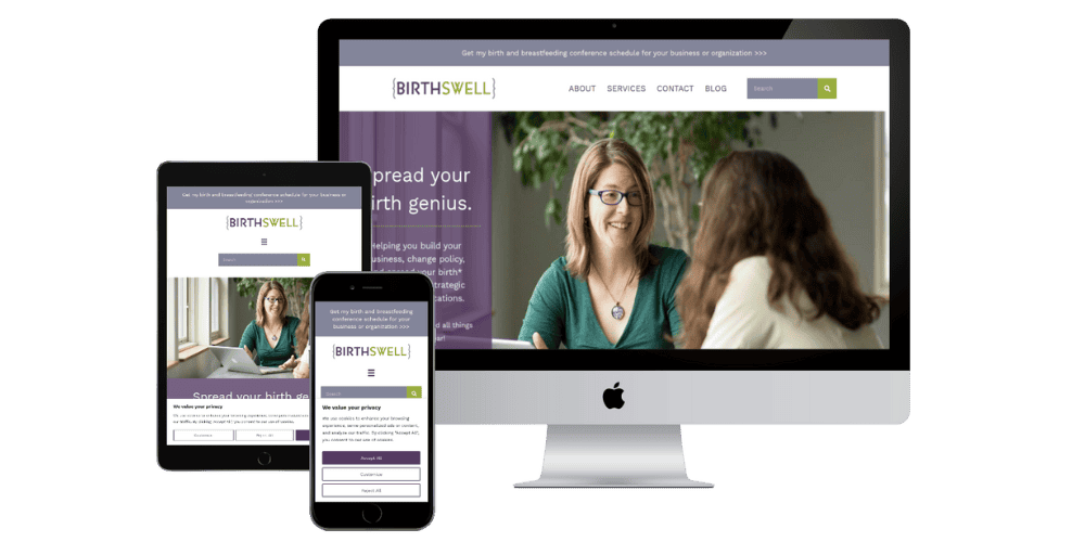 Birth Business Consultant Website
