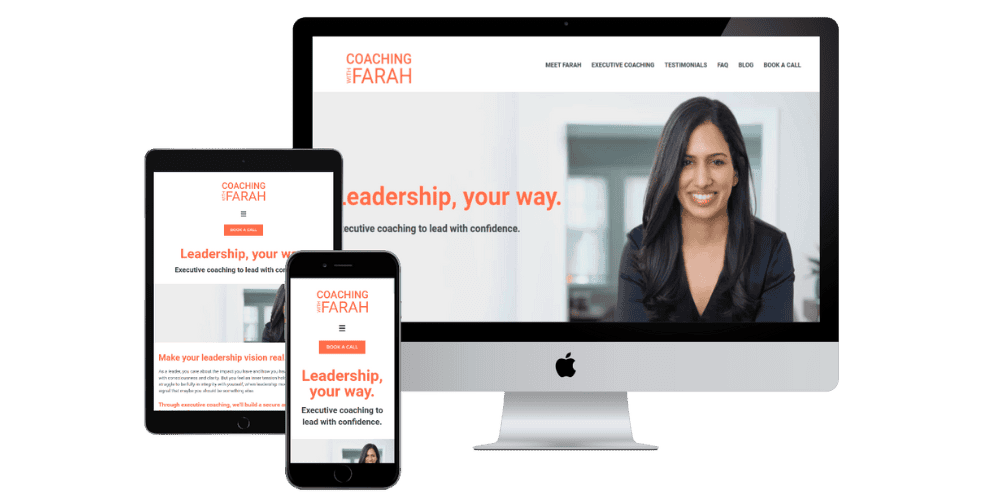 Executive Coaching Website