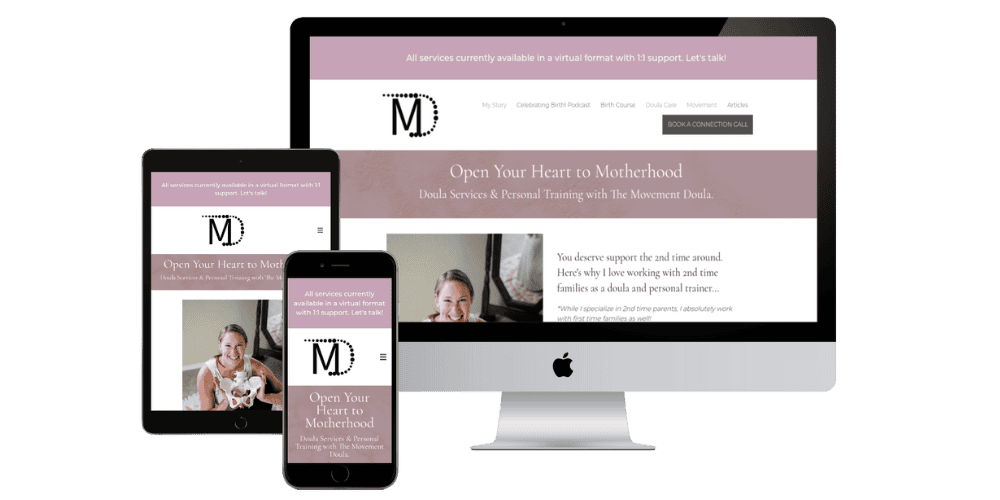 Movement and Doula Website