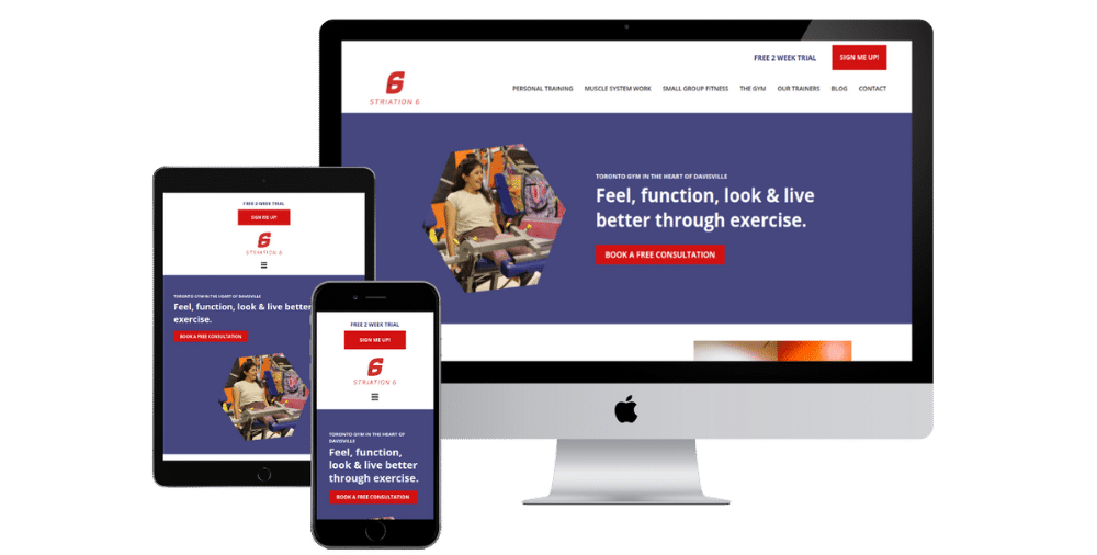 Gym Website Design